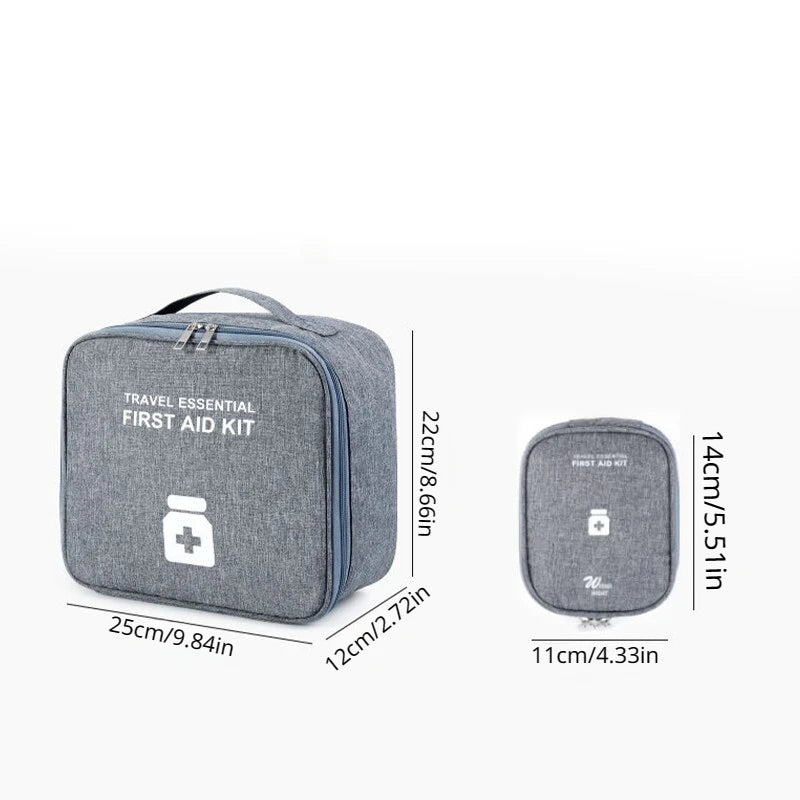 Family First Aid Kit Bag – Large Capacity Travel & Home Organizer First Aid Kit Bag Babs