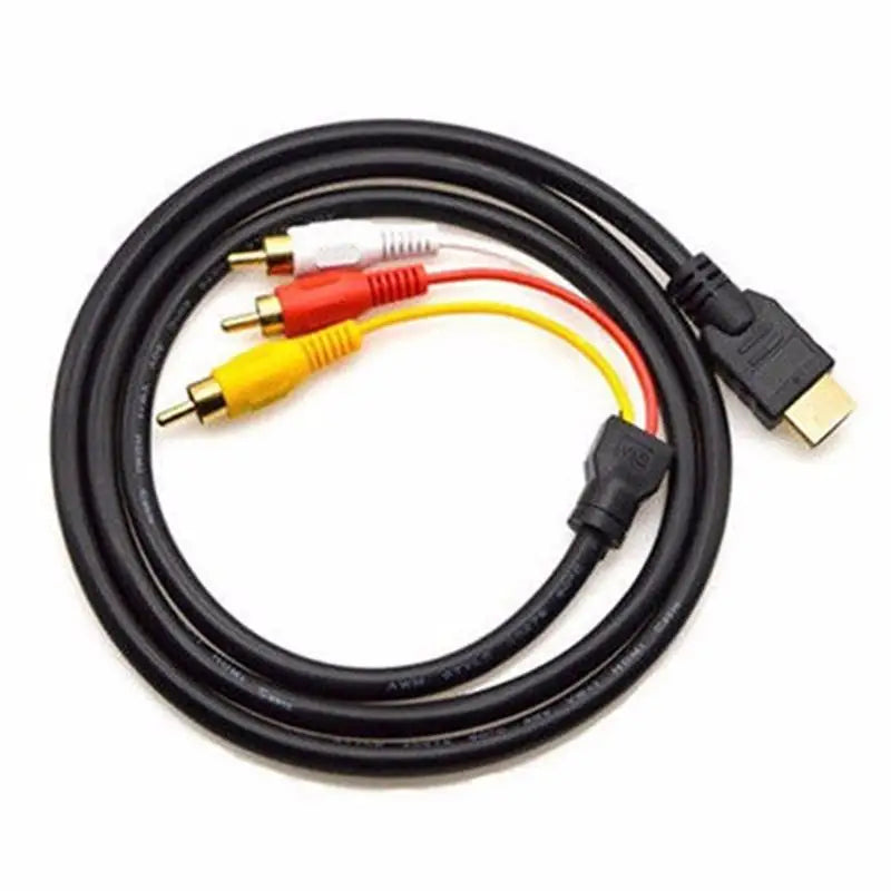 HDMI to 3RCA AV Converter Adapter Cable for HDTV AV Adapter Cable Babs