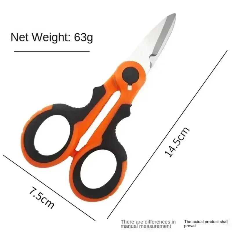 Multifunctional Stainless Steel Scissors – Wire Stripper & Fishing Multifunctional Scissors Babs