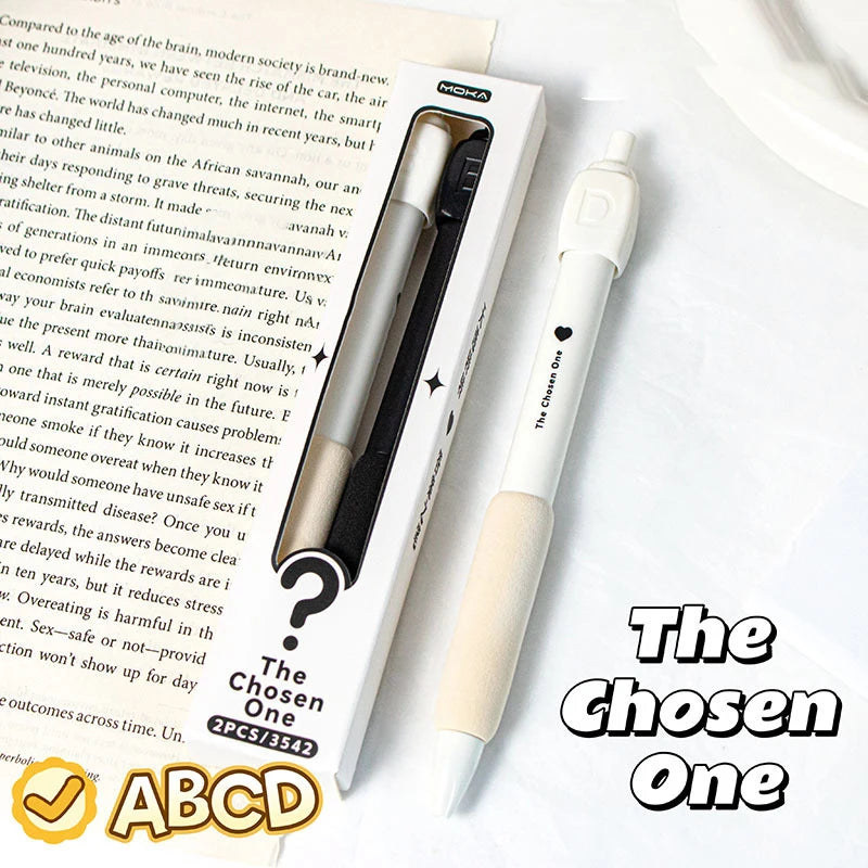 Funny Rotating Answer Gel Pen – Novelty Spinning Student Gift Novelty Gel Pen Babs