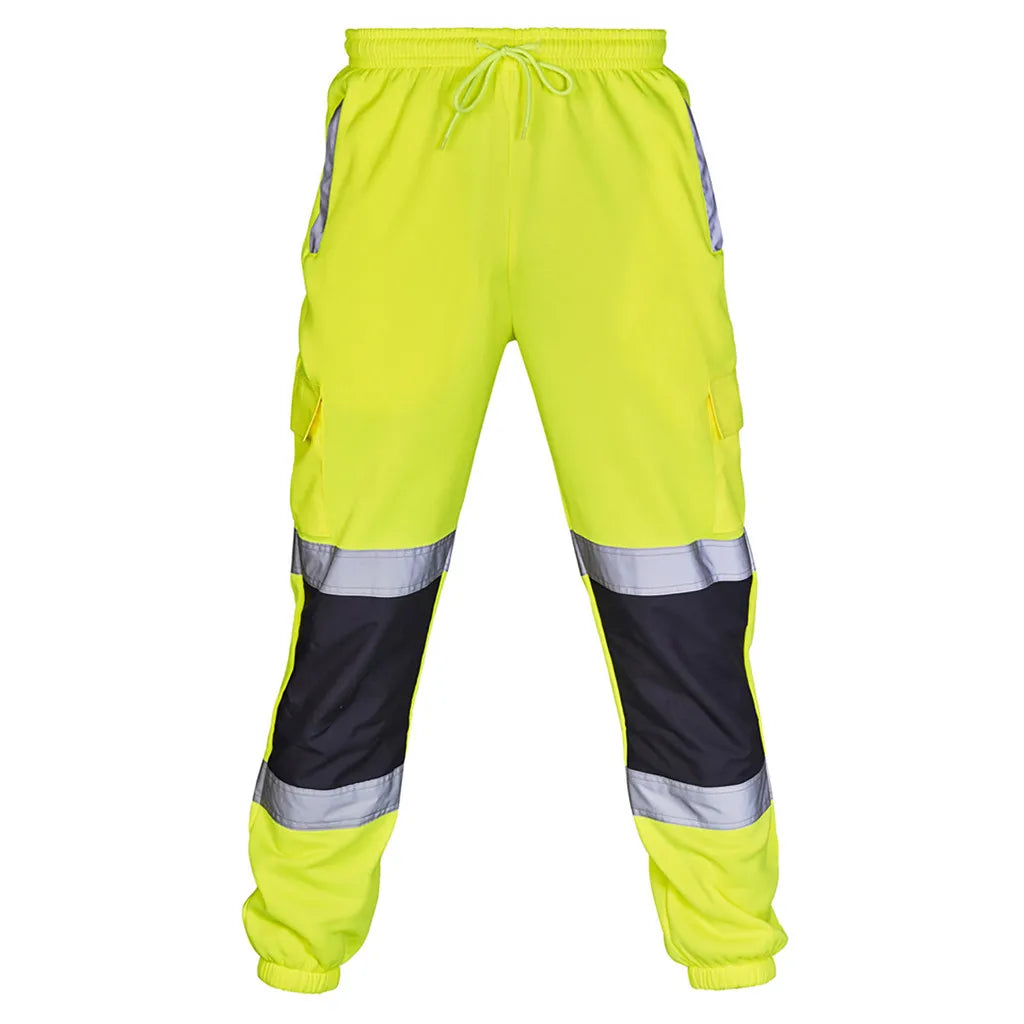 Men's High-Visibility Reflective Safety Work Pants Workwear Reflective Work Pants Babs