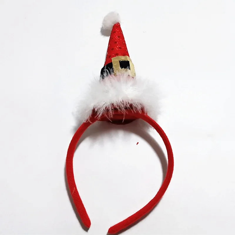 10pcs Feather Red Sequin Headbands – Party, Christmas & Cosplay Festive Headband Set Babs Default Title