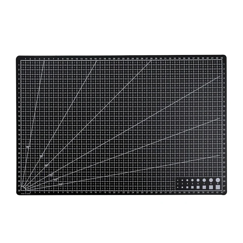 Babs A3 Self-Healing Cutting Mat 0.9mm – Sewing & Paper Art Cutting Mat Babs 1Pc black