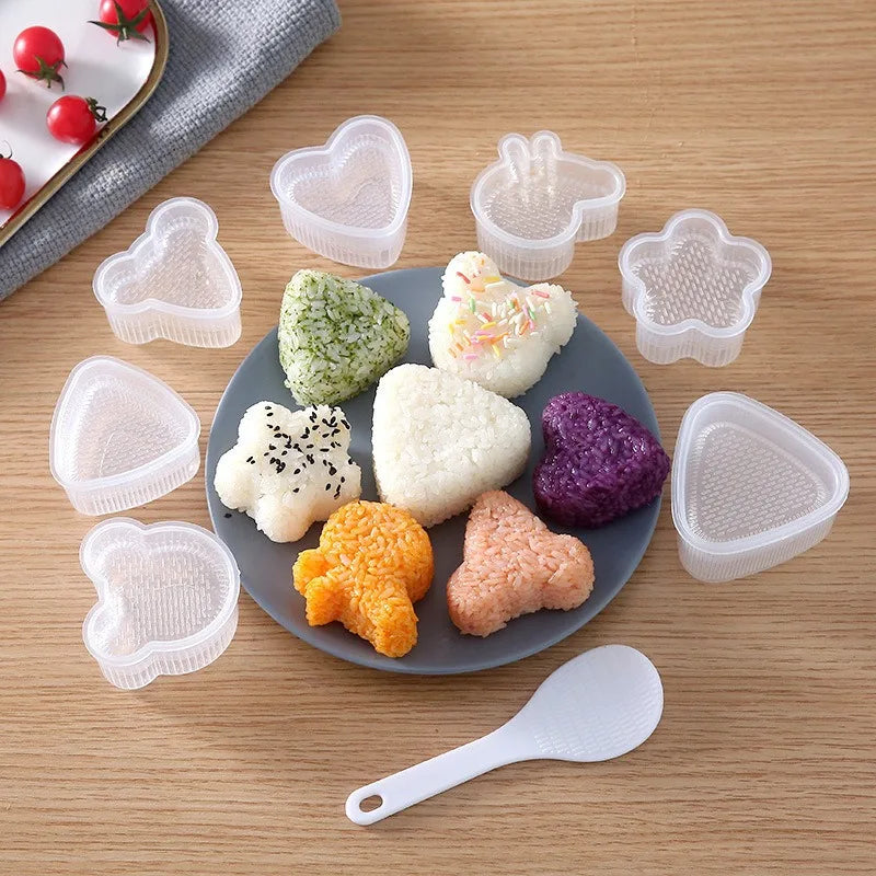 Onigiri Triangle Rice Ball Mold – Sushi Shaper Tool Set Sushi Rice Mold Babs