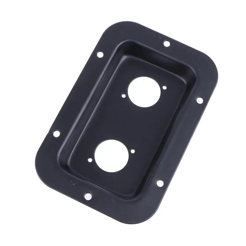 Recessed XLR Speaker Jack Plate Black Steel – 1 or 3 Pack Speaker Jack Plate Babs