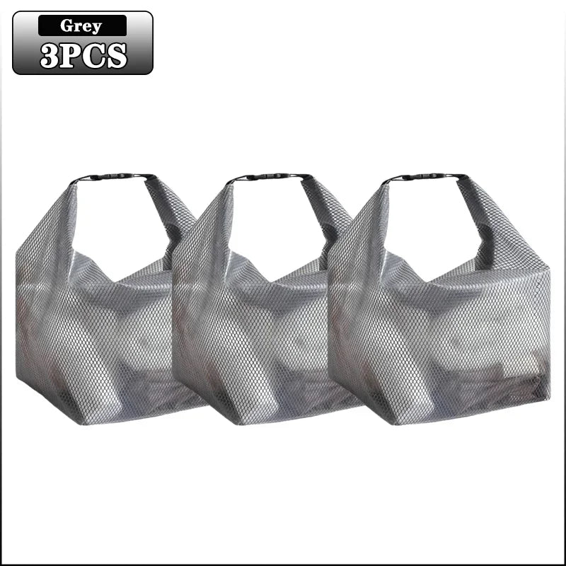 Waterproof Wet Dry Swimming Storage Bag | Travel Organizer Waterproof Storage Bag Babs Grey-3PCS S