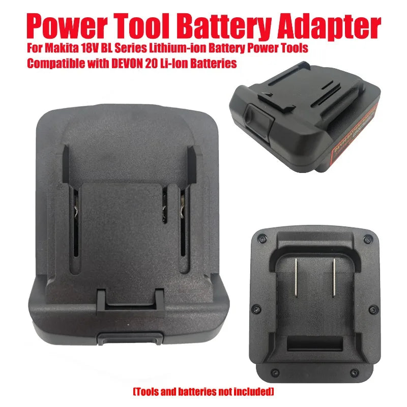 DEVON 20V to Makita 18V BL Battery Adapter Converter Battery Adapter Converter Babs