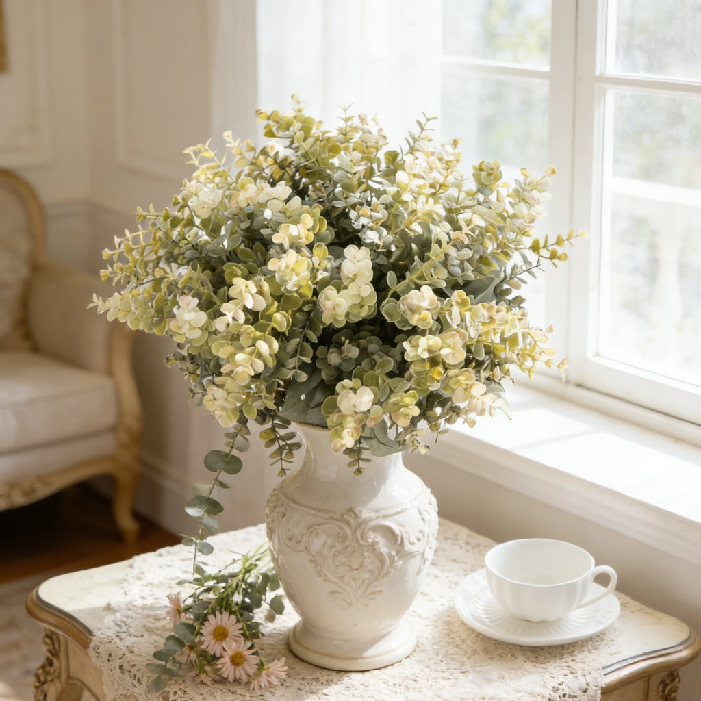Artificial Eucalyptus Stems – Wedding & Home Décor DIY Prop Artificial Floral Stem Babs