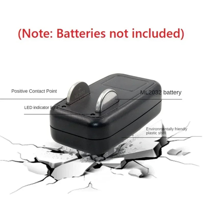 ML2032 ML2025 Coin Cell Charger 3.6V EU Plug | Alasicka Coin Cell Charger Babs