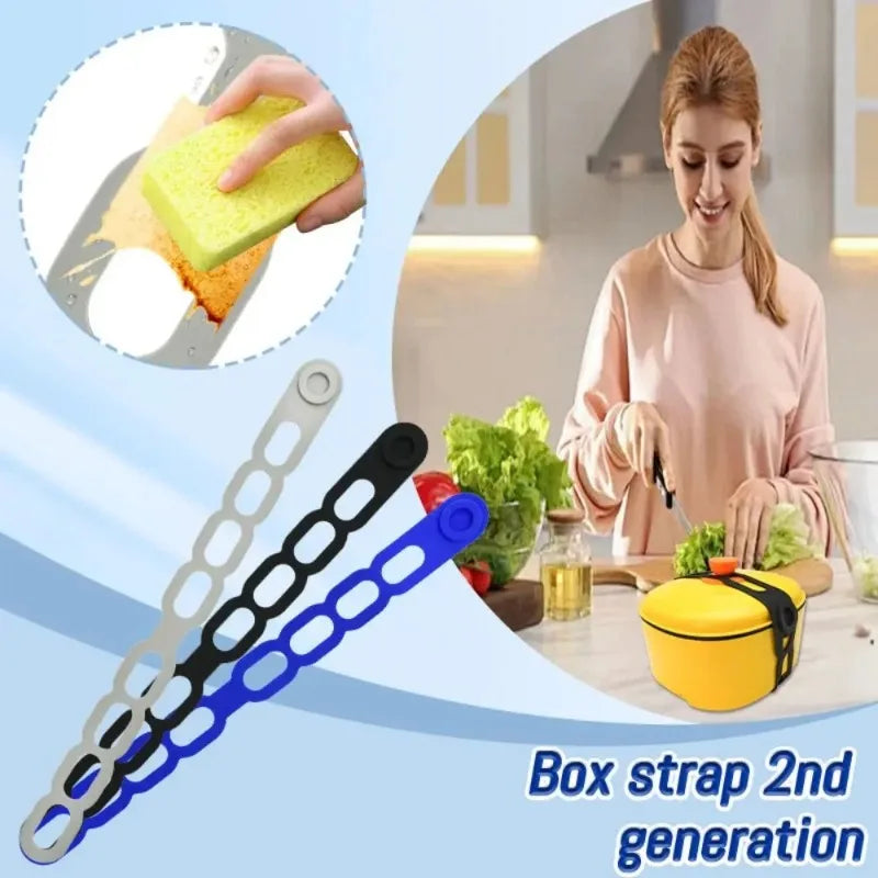 Silicone Lid Straps – Reusable Leakproof Sealing Bands Silicone Sealing Bands Babs