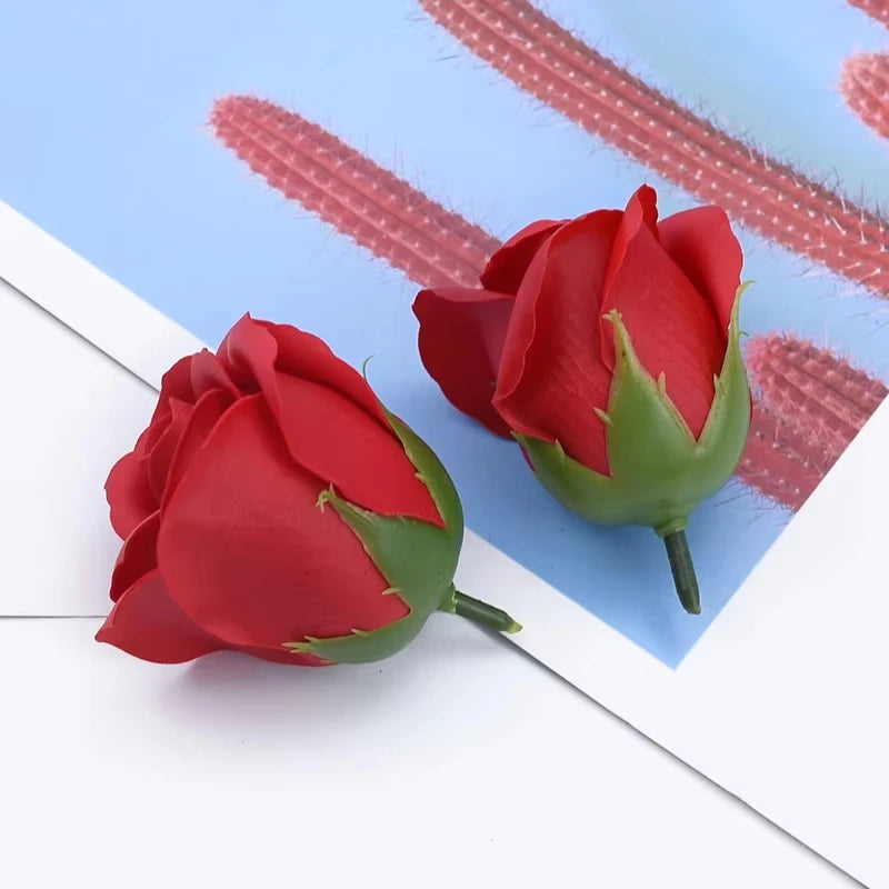 Soap Flower Rose Heads – Artificial Bouquet for Wedding & Décor Artificial Soap Flowers Babs color 8 5 pcs