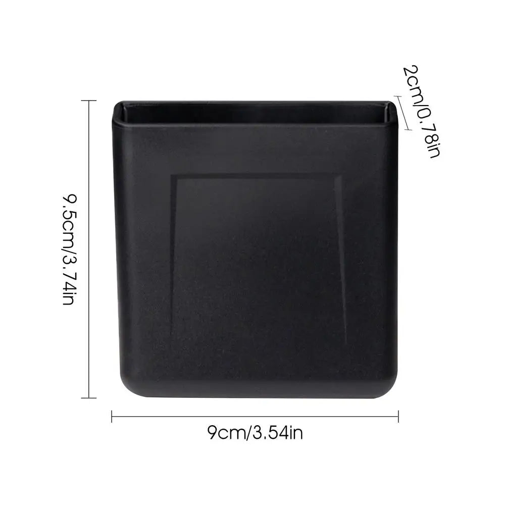 Adhesive Car Dash Organizer – Storage Box for Keys & Phones Car Storage Organizer Babs Black