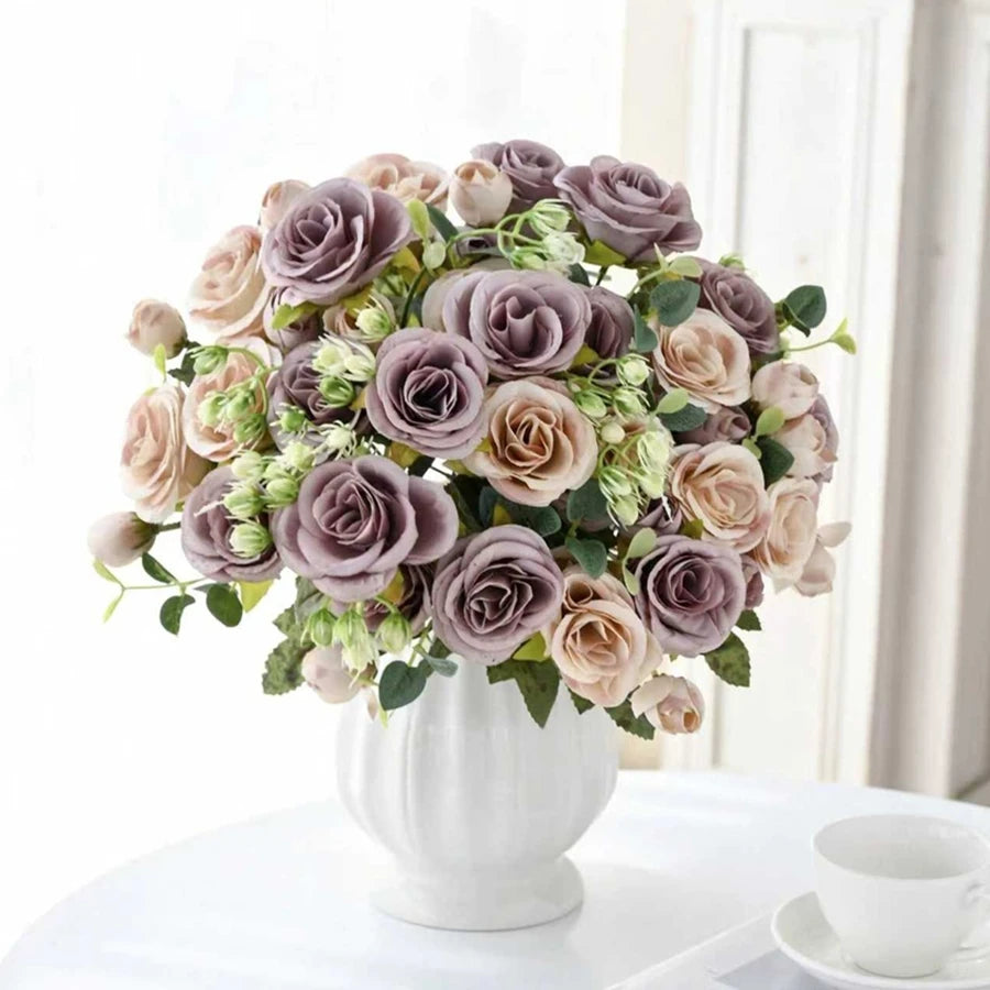 Silk Peony Hydrangea Artificial Flower Bouquet | Wedding Décor Artificial Flower Bouquet Babs