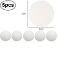 White Rubber Door Stop Wall Protectors – Self-Adhesive 5/10 Pack Door Stop Bumpers Babs 5PCS 5x5CM