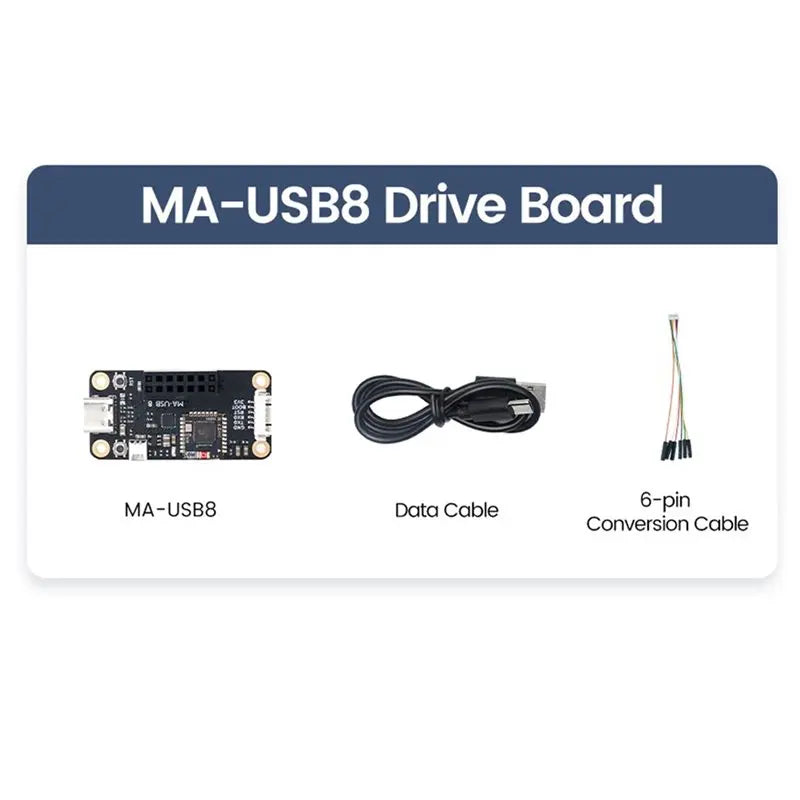 MA-USB8 12-Directional Beamforming Drive Board for 6+1 Mic Array Microphone Drive Board Babs