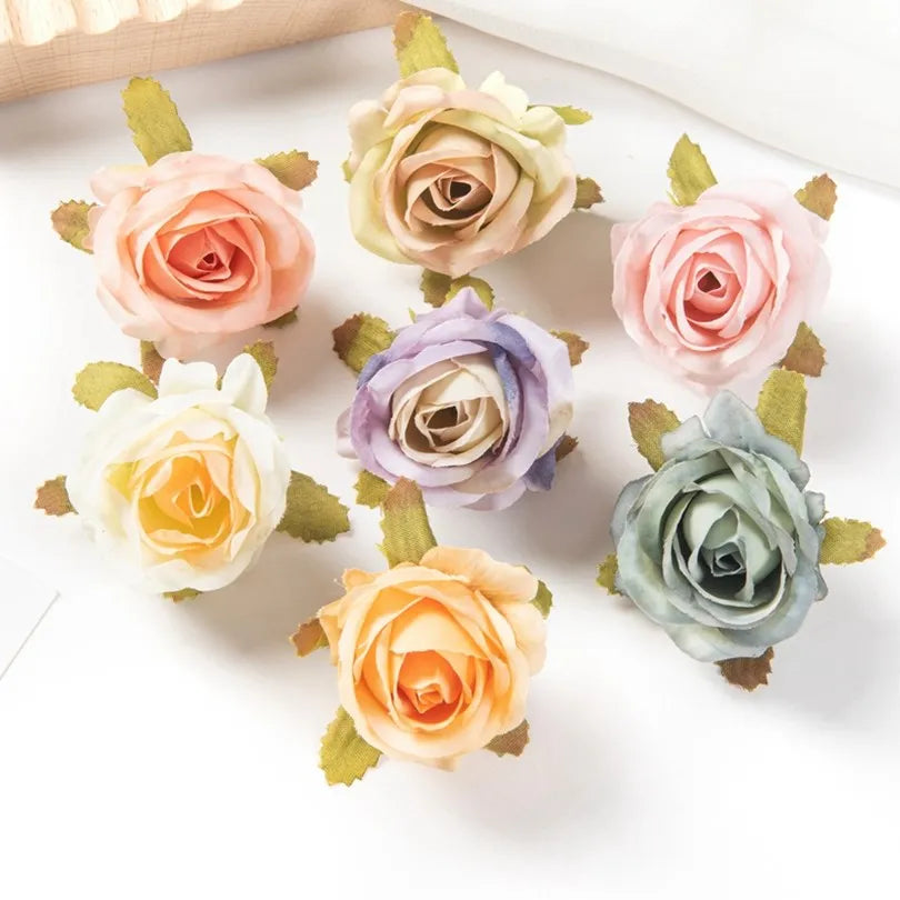 Silk Rose Buds Artificial Flowers 30/100pcs – Wedding & Decor Artificial Silk Flowers Babs