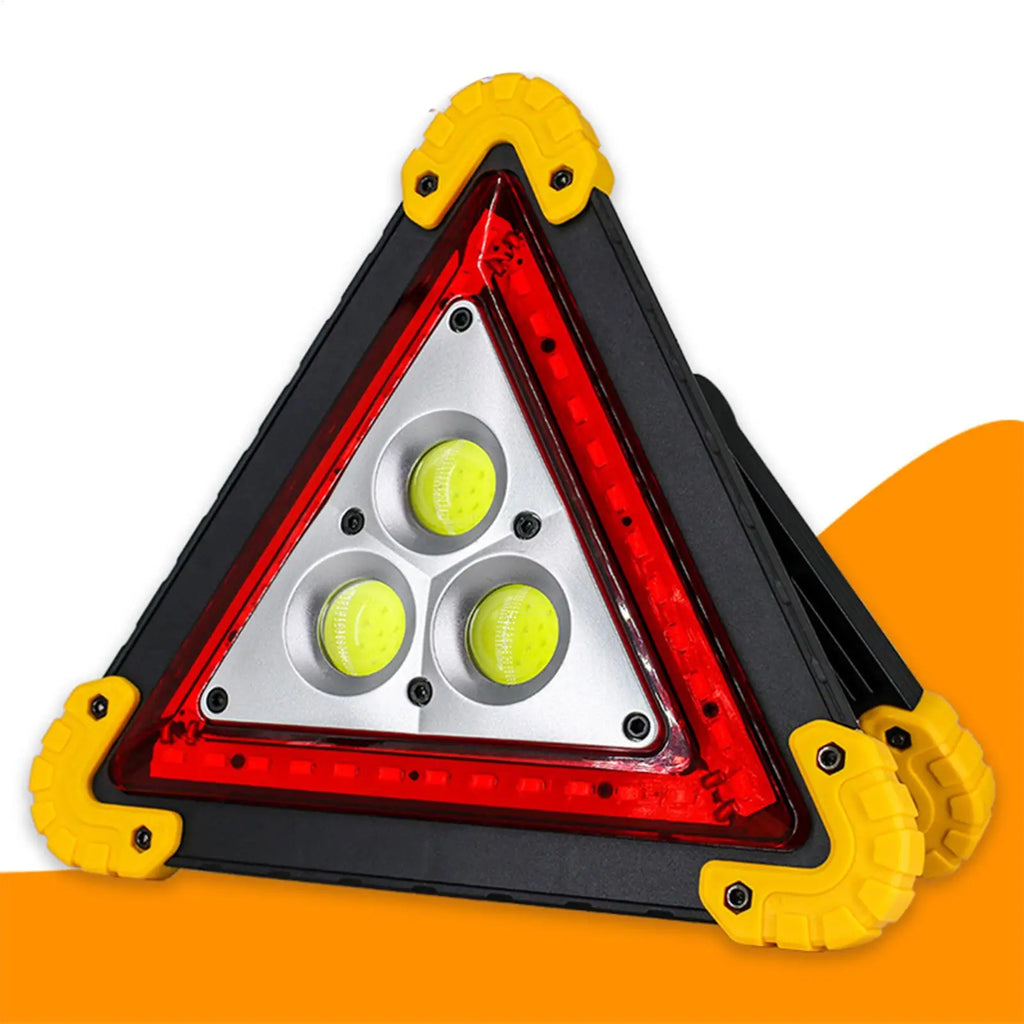 LED Triangle Emergency Warning Light | Portable Road Safety Lamp Emergency Warning Light Babs