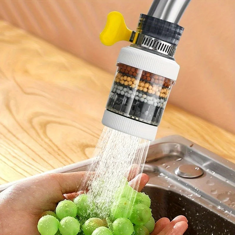 6-Layer Filter Faucet Bubbler – Splash-Proof Tap Aerator Faucet Tap Aerator Babs