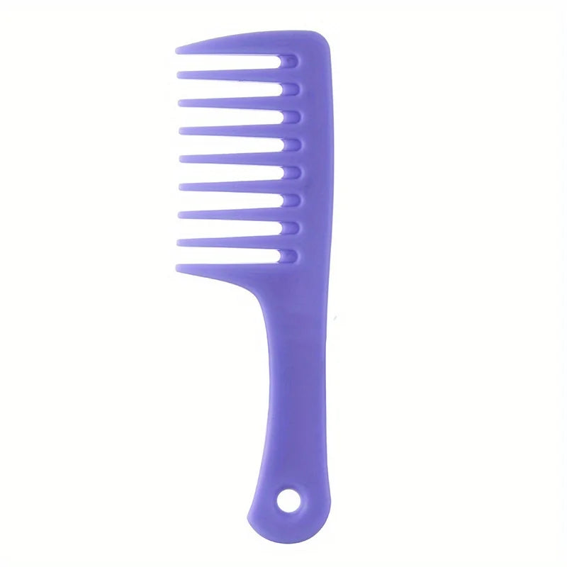 Anti-Static Wide Tooth Hair Comb – Detangling & Styling Wide Tooth Comb Babs purple