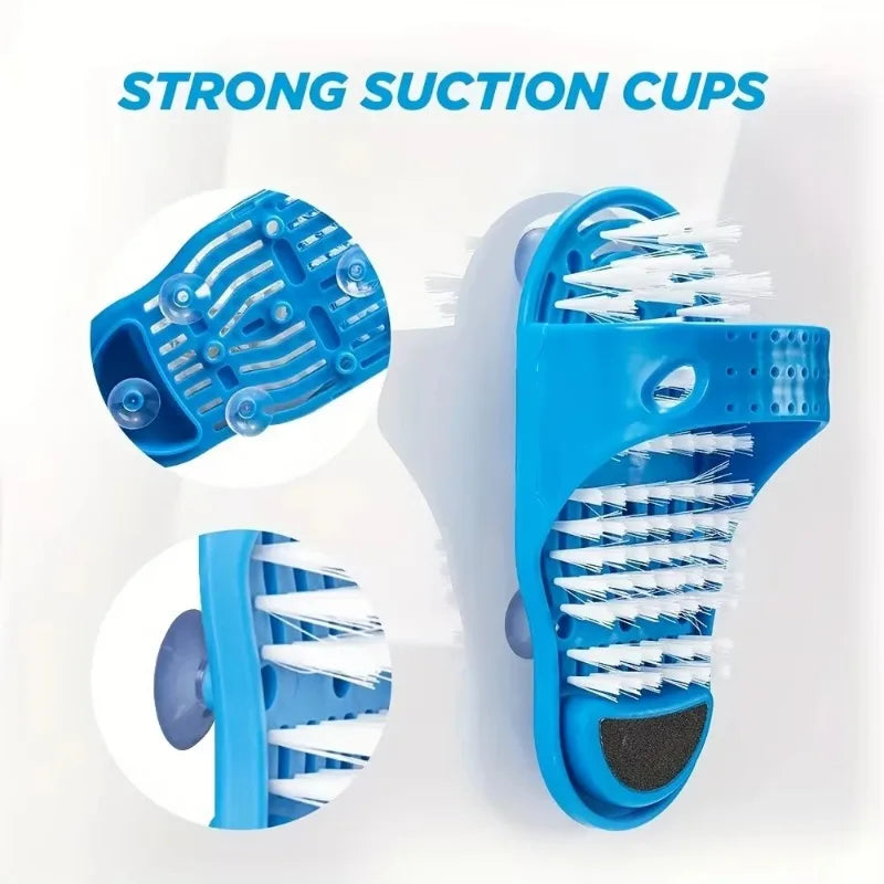 Shower Foot Scrubber Brush with Suction Cup – 1 to 4 Pack Foot Scrubber Brush Babs