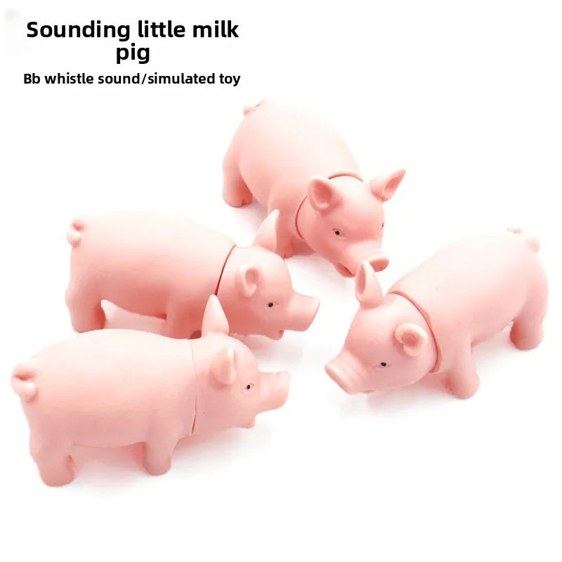 Squeaky Pig Dog Toy – Interactive Chew & Bite Ball for Pets Squeaky Dog Toy Babs