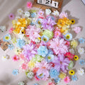 Blue Silk Artificial Peony Flower Heads – Wedding & Home Decor Artificial Flower Heads Babs Colorful 52Pcs