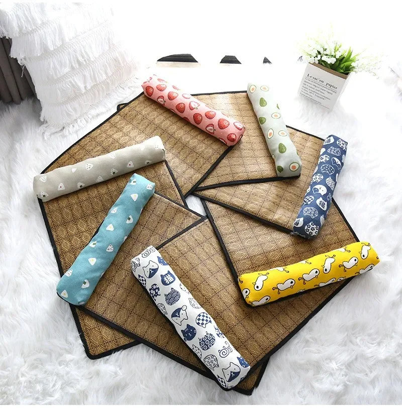 Pet Self-Cooling Rattan Mat for Cats & Dogs – Summer Bed Pet Cooling Mat Babs