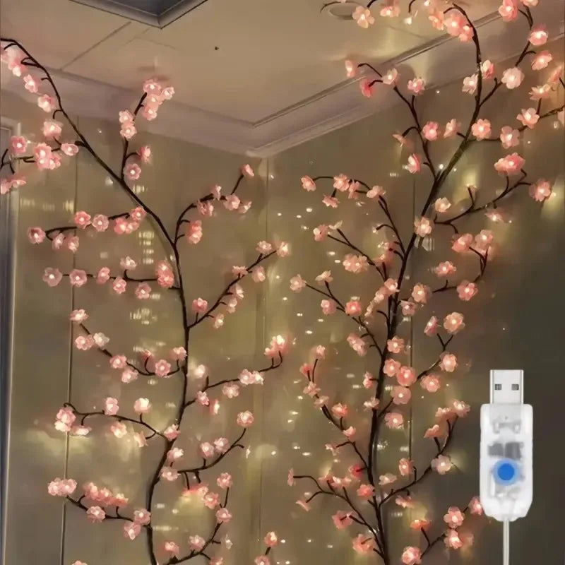 LED Cherry Blossom Branch Lights – Bendable Indoor/Outdoor Decor Decorative Branch Lights Babs