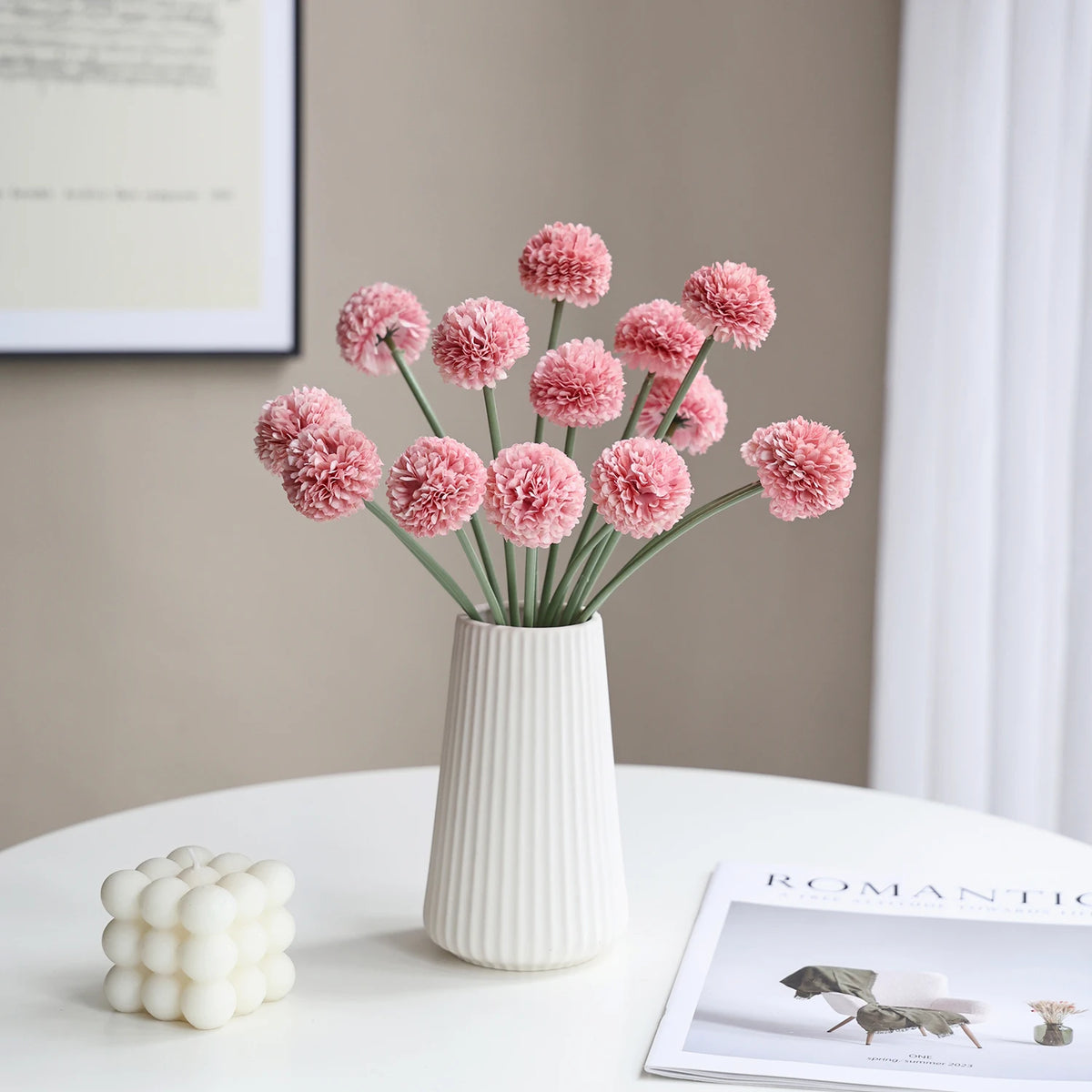 Artificial Silk Chrysanthemum Flower Ball – Wedding & Home Décor Artificial Flower Ball Babs