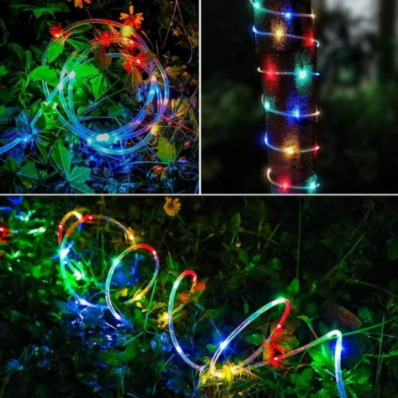 Solar String Lights Outdoor Waterproof Tube Rope Lamp 12m/7m Solar String Lights Babs