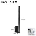 Under Sink Paper Towel Holder Stainless Steel Organizer Rack Kitchen Storage Rack Babs Black-L