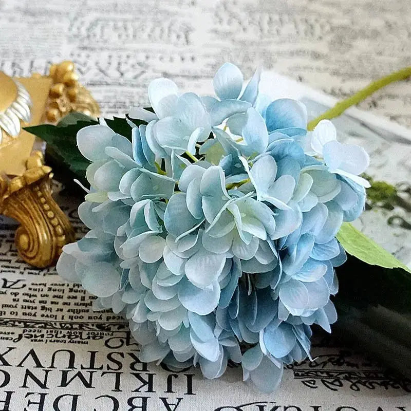 Artificial Silk Hydrangea Bouquet – Wedding & Home Décor Artificial Flower Bouquet Babs color 9 1 pc