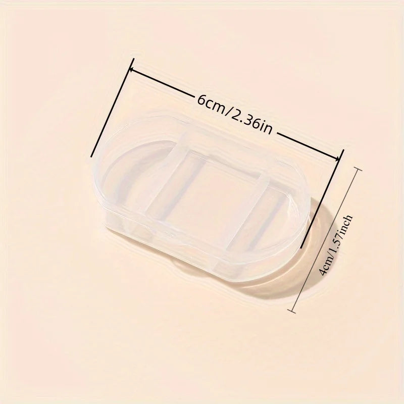 4-Pack Mini 3-Compartment Pill Organizer – Flip-Top Case Pill Organizer Case Babs