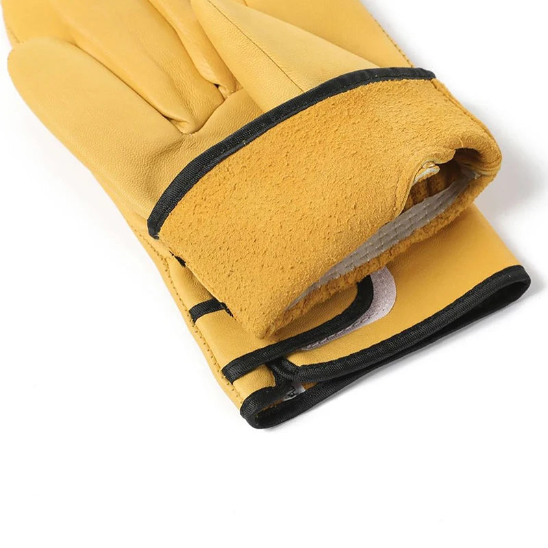Sheepskin Leather Work Gloves – Welding, Garden & Motorcycle Leather Work Gloves Babs