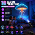 USB Projection Night Light – Romantic Mood Lamp & Room Decor Projection Night Light Babs Mushroom Set