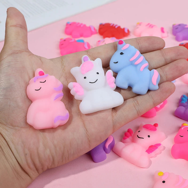 10/20Pcs Unicorn Squishy Toys – Kids Party Favors & Gifts Squishy Fidget Toy Babs