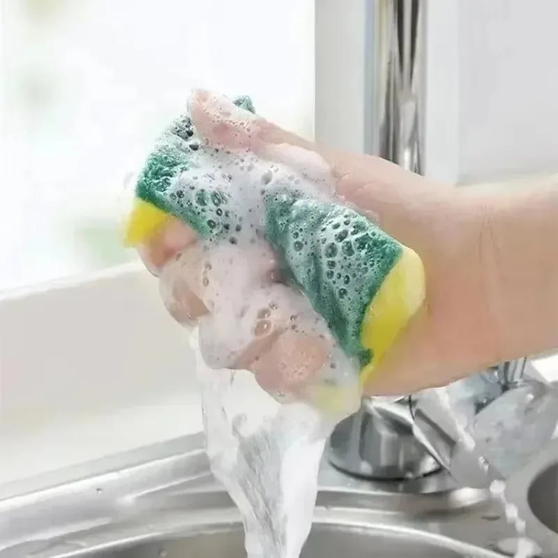 Kitchen Dishwashing Sponge & Scouring Pad Set – 1 to 100 Pcs Dishwashing Sponge Set Babs