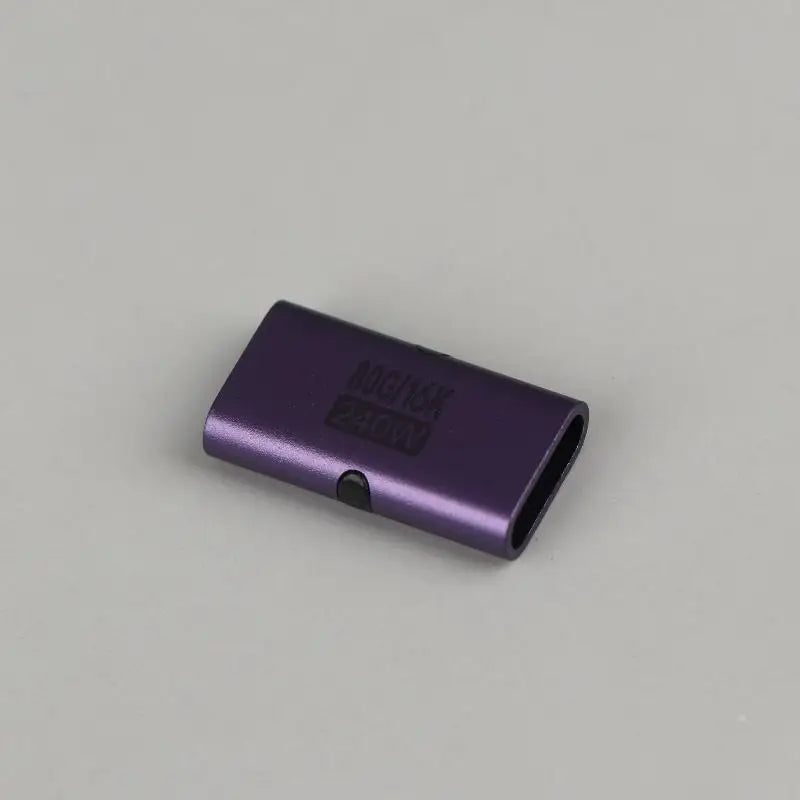 USB-C Female to Female Adapter 80Gbps 240W PD 16K 60Hz USB-C Adapter Babs Purple