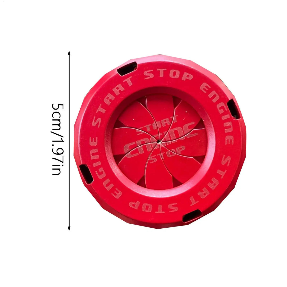 Car Engine Start Stop Button Rotatable Protective Cover Cap Car Interior Accessory Babs