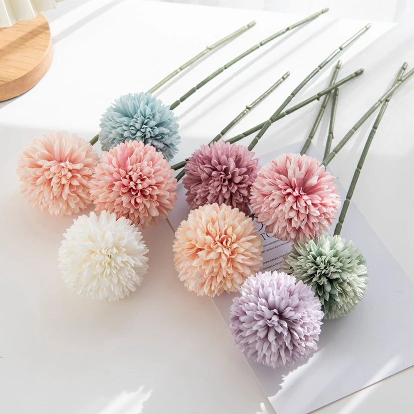 Silk Hydrangea Artificial Flowers – Wedding & Home Décor Artificial Flower Bouquet Babs