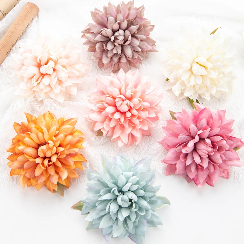 Silk Gerbera Artificial Flowers 5/10 Pcs – Wedding & Home Décor Artificial Silk Flowers Babs