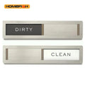 Dishwasher Clean Dirty Magnet Sign – Stainless Steel Slide Dishwasher Magnet Sign Babs Default Title
