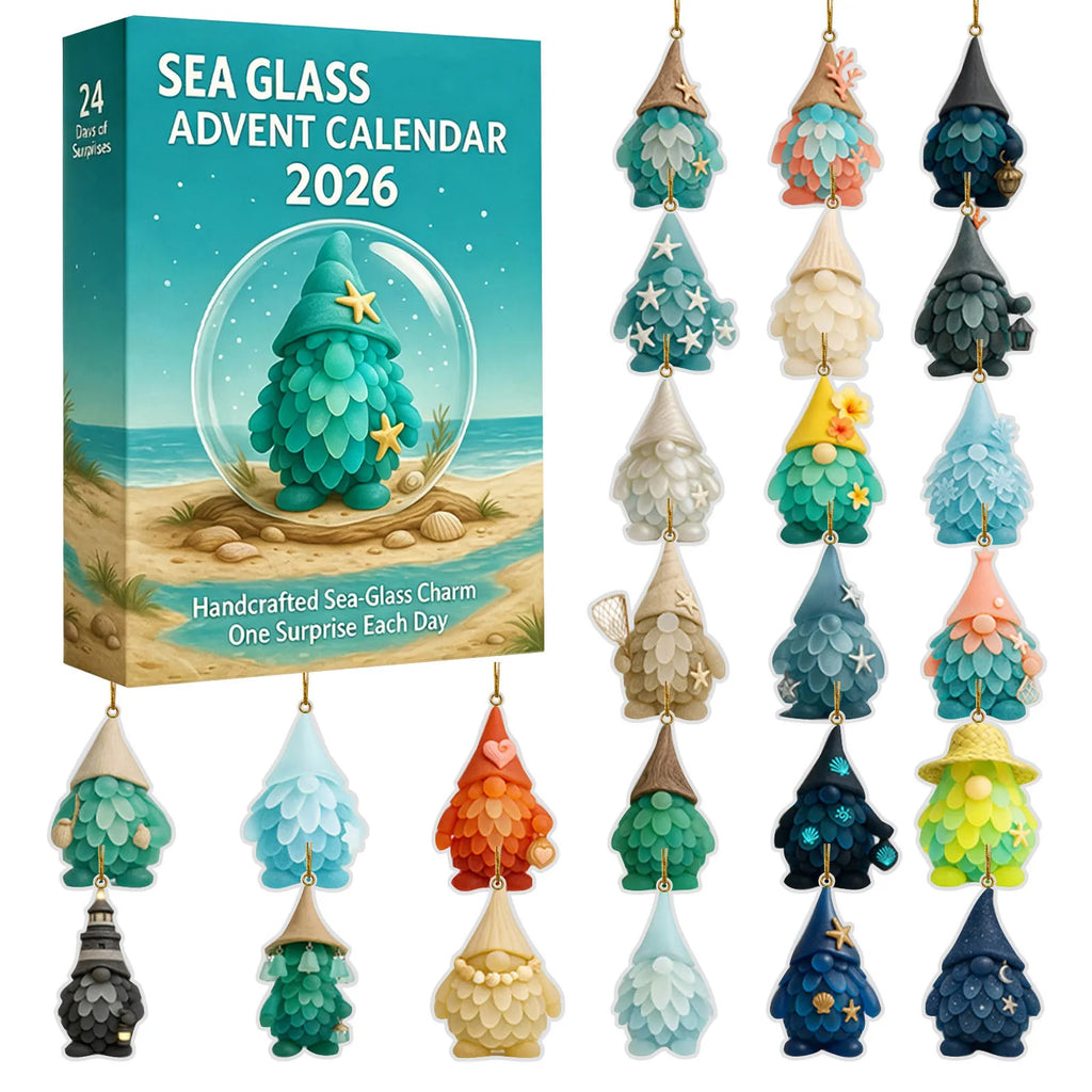 24-Day Christmas Advent Calendar with Surprise Ornaments for Kids Advent Calendar Babs AS SHOWN One Size