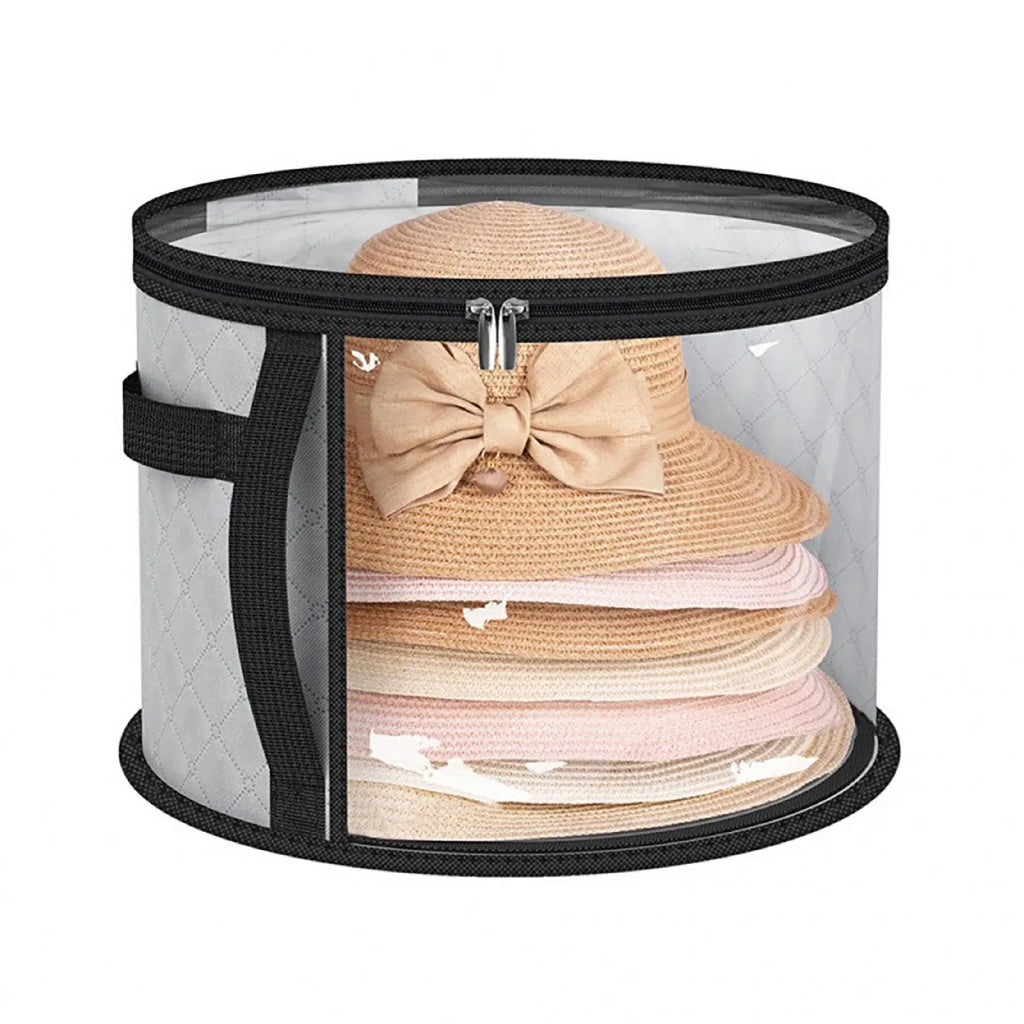 Large Foldable Hat Storage Box – Dustproof Transparent Organizer Hat Storage Box Babs