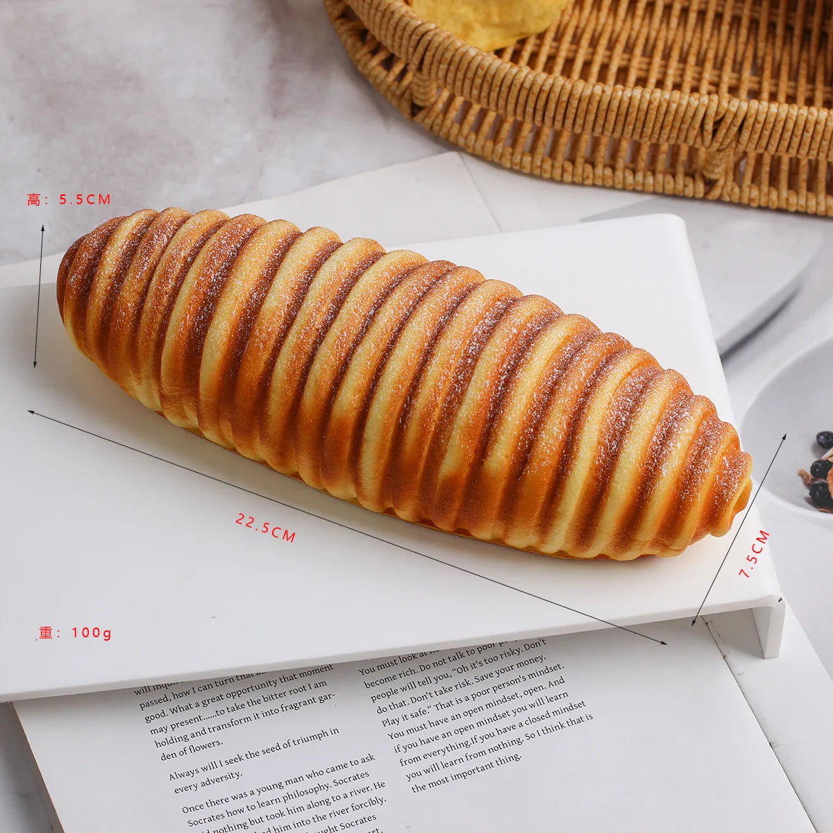 Slow Rebound Squishy Bread Squeeze Toy – Kawaii Desk Ornament Squishy Squeeze Toy Babs D