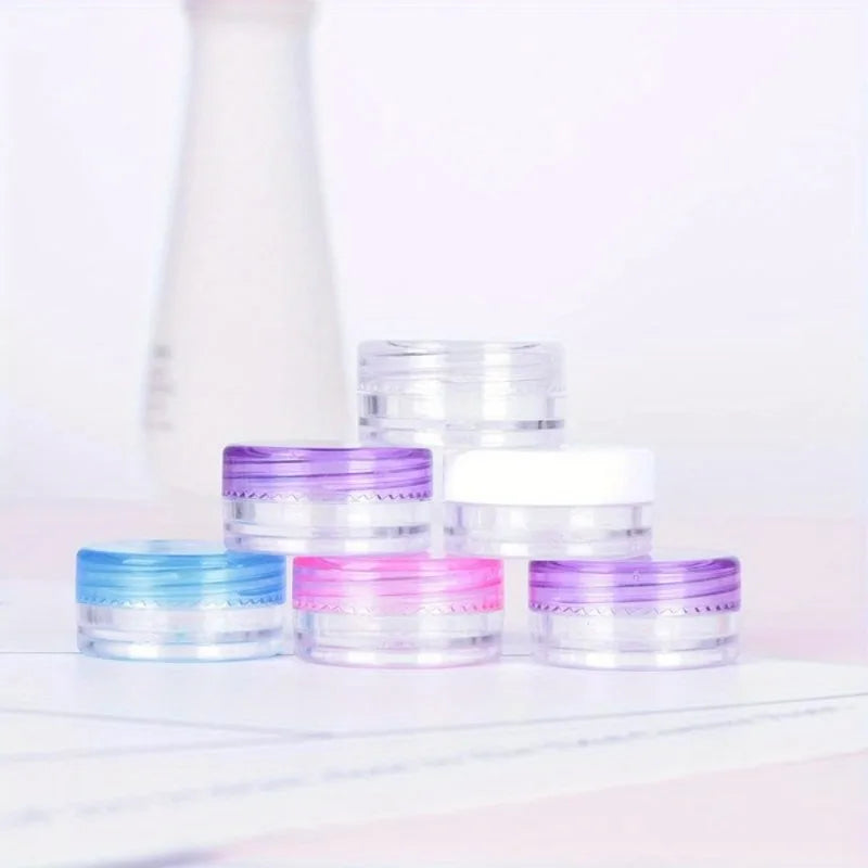 50pcs 3g Frosted Cosmetic Jars – Eye Shadow & Powder Bottles Cosmetic Packaging Jars Babs