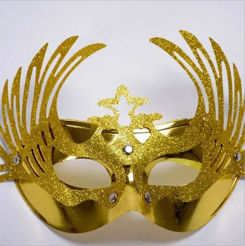 12pc Venetian Peacock Masquerade Eye Masks | Party Set Masquerade Eye Masks Babs