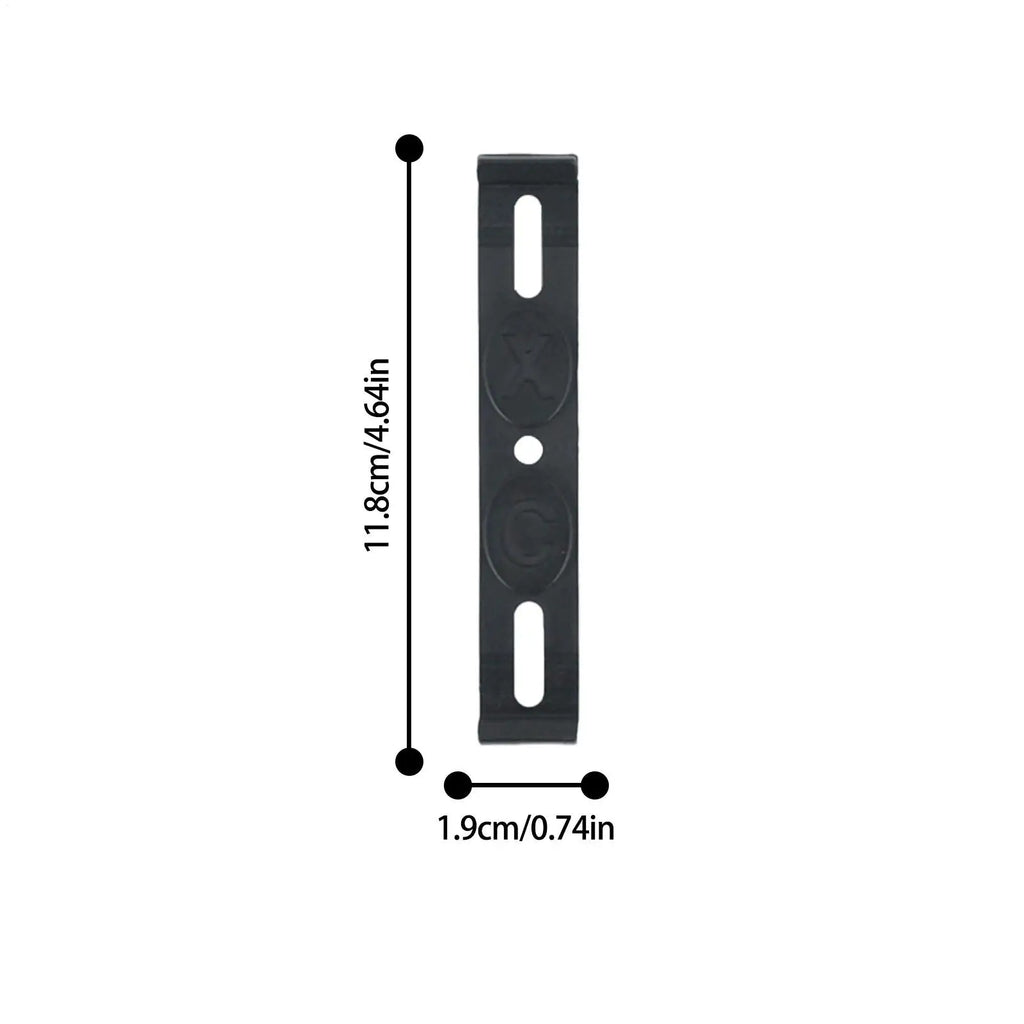 Frameless License Plate Holder – Weatherproof Universal ABS 4-Pack License Plate Holder Babs