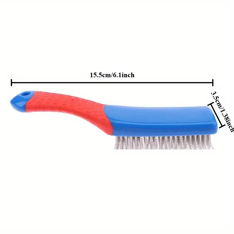 3-Piece Stainless Steel Wire Brush Set | Rust & Paint Removal Wire Brush Set Babs