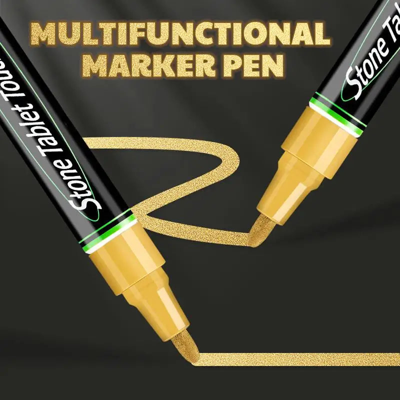 Waterproof Stone Tombstone Touch-Up Paint Marker – 12 Colors Paint Touch-Up Marker Babs